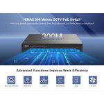 HIMAX PoE switch PS1802E-L, 8x Ethernet PoE & 2x Ethernet θύρες, έως 100Mbps - Image 5