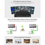 HIMAX PoE switch PS1802G, 8x Ethernet PoE & 2x Ethernet θύρες, έως 1000Mbps - Image 4