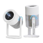 POWERTECH smart βιντεοπροβολέας PT-1305, 1080p, WiFi, Android, 170 ANSI lumens, λευκός - Image 6