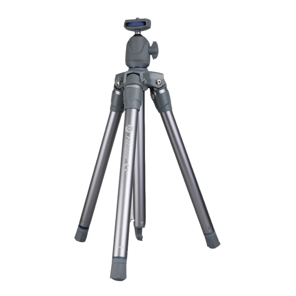 FOTOPRO τρίποδο φωτογράφισης S3 Lite, πτυσσόμενο έως 127cm, έως 2.5kg, γκρι - Image 1