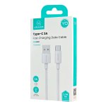 USAMS καλώδιο USB-C σε USB US-SJ708, 3A, 480Mbps, 1m, λευκό - Image 3