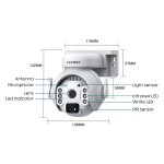 SECTEC smart ηλιακή κάμερα ST-515C-3M-4G-EU-5W, 3MP, 4G, SD, PTZ, IP65 - Image 4
