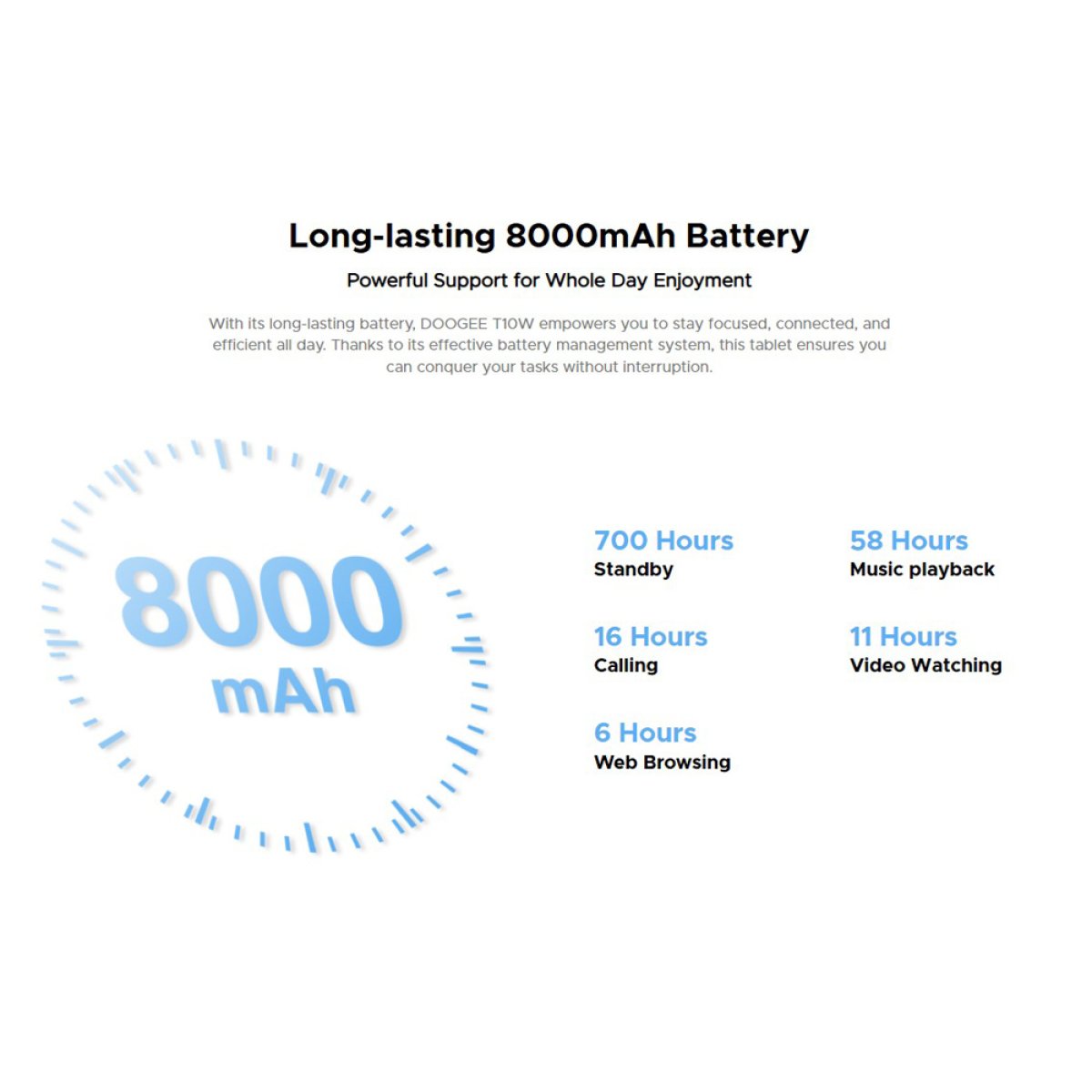 T10W-BK-6 DOOGEE tablet T10W, 10.1", 4/128GB, 4G, Android 14, 8000mAh, μαύρο - Image 7
