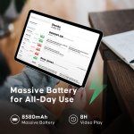 DOOGEE tablet T30 PRO, 11", 8/256GB, 4G, Android 13, 8580mAh, γκρι - Image 6