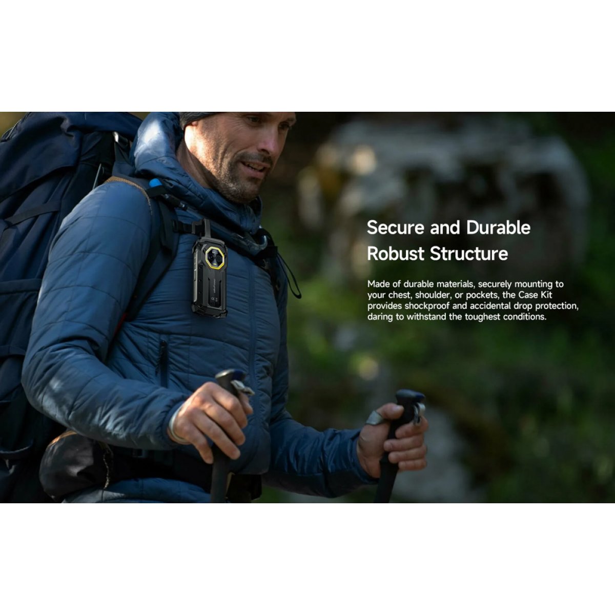 ULEFONE θήκη προστασίας UAS30 για Armor Mini 20 series, μαύρη - Image 4