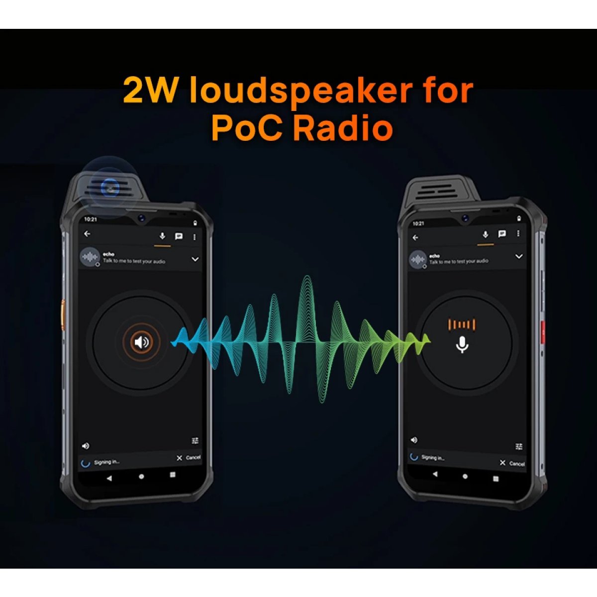 UNIWA smartphone W999, 6.3", 8/128GB , ηχείο 2W, Atex Zone 2, IP68, μαύρο - Image 6