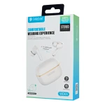 CELEBRAT earphones με θήκη φόρτισης WD03, True Wireless, 13mm, 30/300mAh, λευκά - Image 7