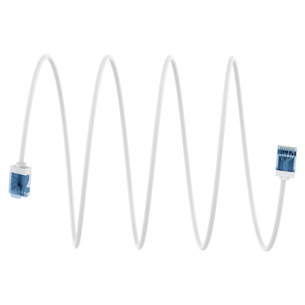 74299-7 GOOBAY καλώδιο δικτύου 74299, CAT 6A U/UTP, slim, copper, 500MHz, 5m, λευκό - Image 8