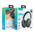 CELEBRAT headphones A39, ασύρματα & ενσύρματα, micro SD, 40mm, 400mAh, μαύρα - Image 4