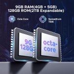 DOOGEE smartphone Blade 10, 6.56", 4/128GB, 5150mAh, IP68/IP69K, μαύρο - Image 3