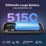DOOGEE smartphone Blade 10, 6.56", 4/128GB, 5150mAh, IP68/IP69K, μαύρο - Image 5
