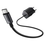 USAMS φορτιστής τοίχου CC264 με καλώδιο, USB-C, 30W, GaN, μαύρος - Image 4