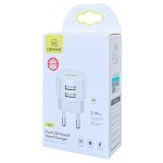 USAMS φορτιστής τοίχου T20, 2x USB, 2.1A, λευκός - Image 5