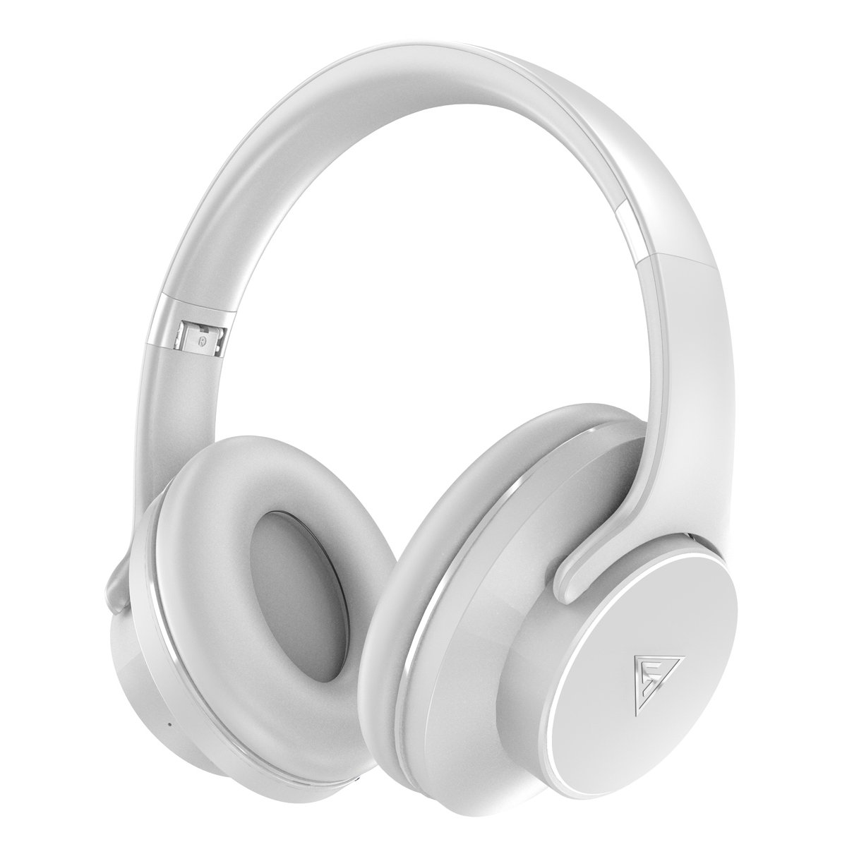 DOQAUS headphones DESIGN 1, ασύρματα & ενσύρματα, Φ40mm, 600mAh, γκρι - Image 1