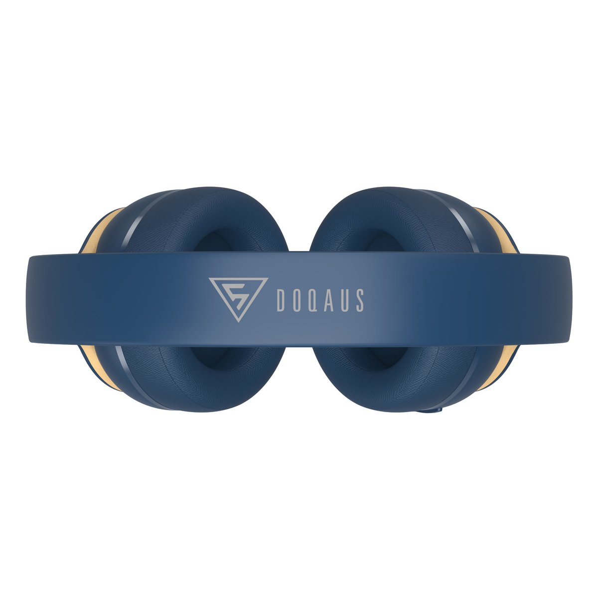 DOQAUS headphones DESIGN 3, ασύρματα & ενσύρματα, Φ40mm, 600mAh, μπλε - Image 2