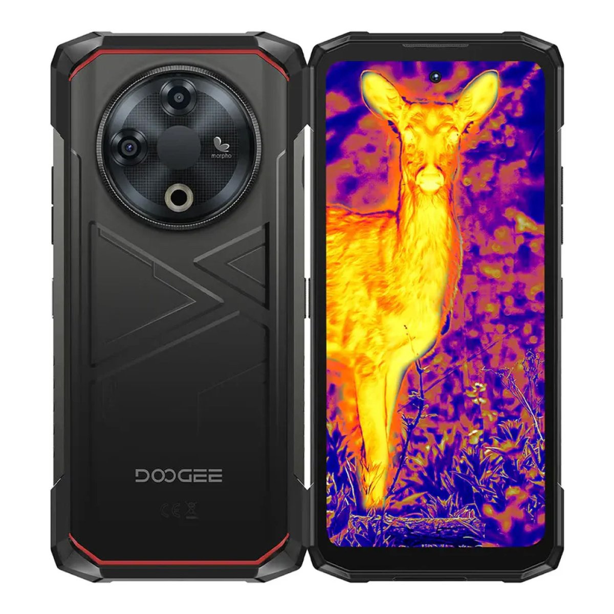 FIRE6-BK DOOGEE smartphone Fire 6, 6.56", 6/256GB, 10400mAh, IP68/IP69K, μαύρο - Image 1