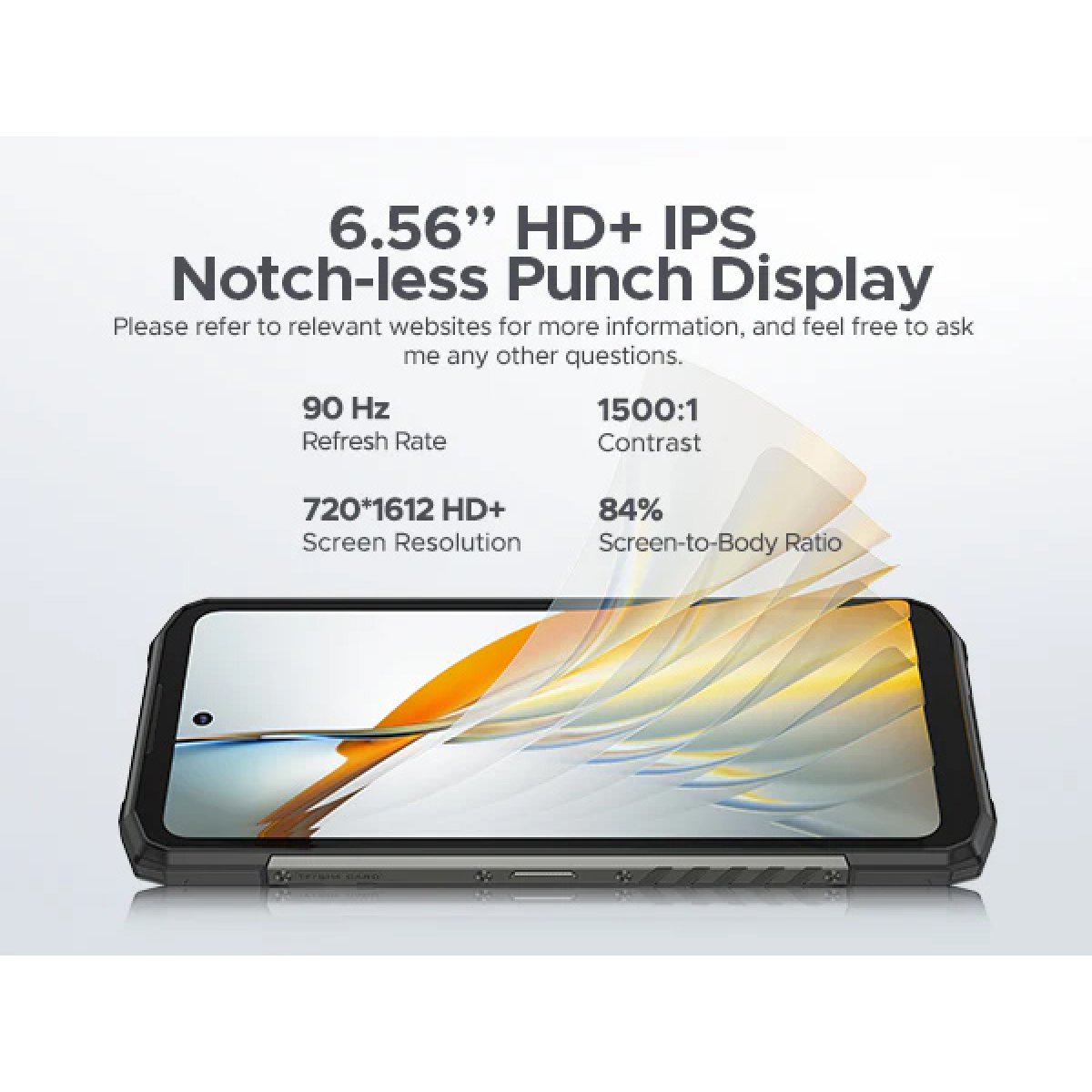 FIRE6-BK-4 DOOGEE smartphone Fire 6, 6.56", 6/256GB, 10400mAh, IP68/IP69K, μαύρο - Image 5