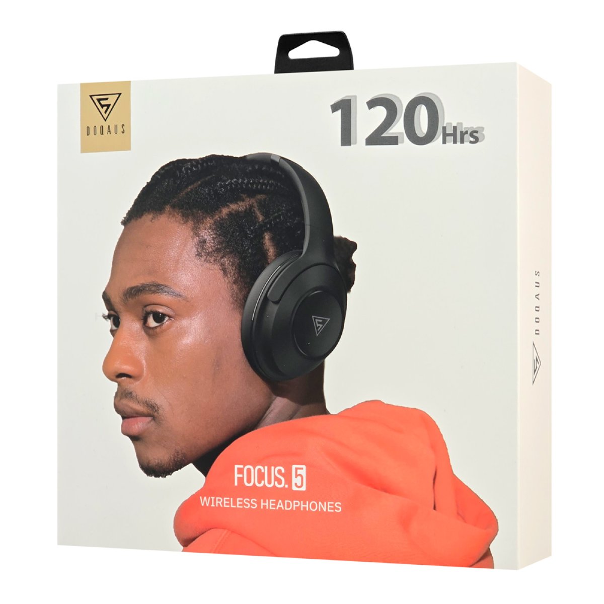 DOQAUS headphones FOCUS 5, ασύρματα & ενσύρματα, Φ40mm, 1000mAh, μαύρα - Image 8