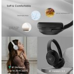 DOQAUS headphones FOCUS 5, ασύρματα & ενσύρματα, Φ40mm, 1000mAh, γκρι - Image 6