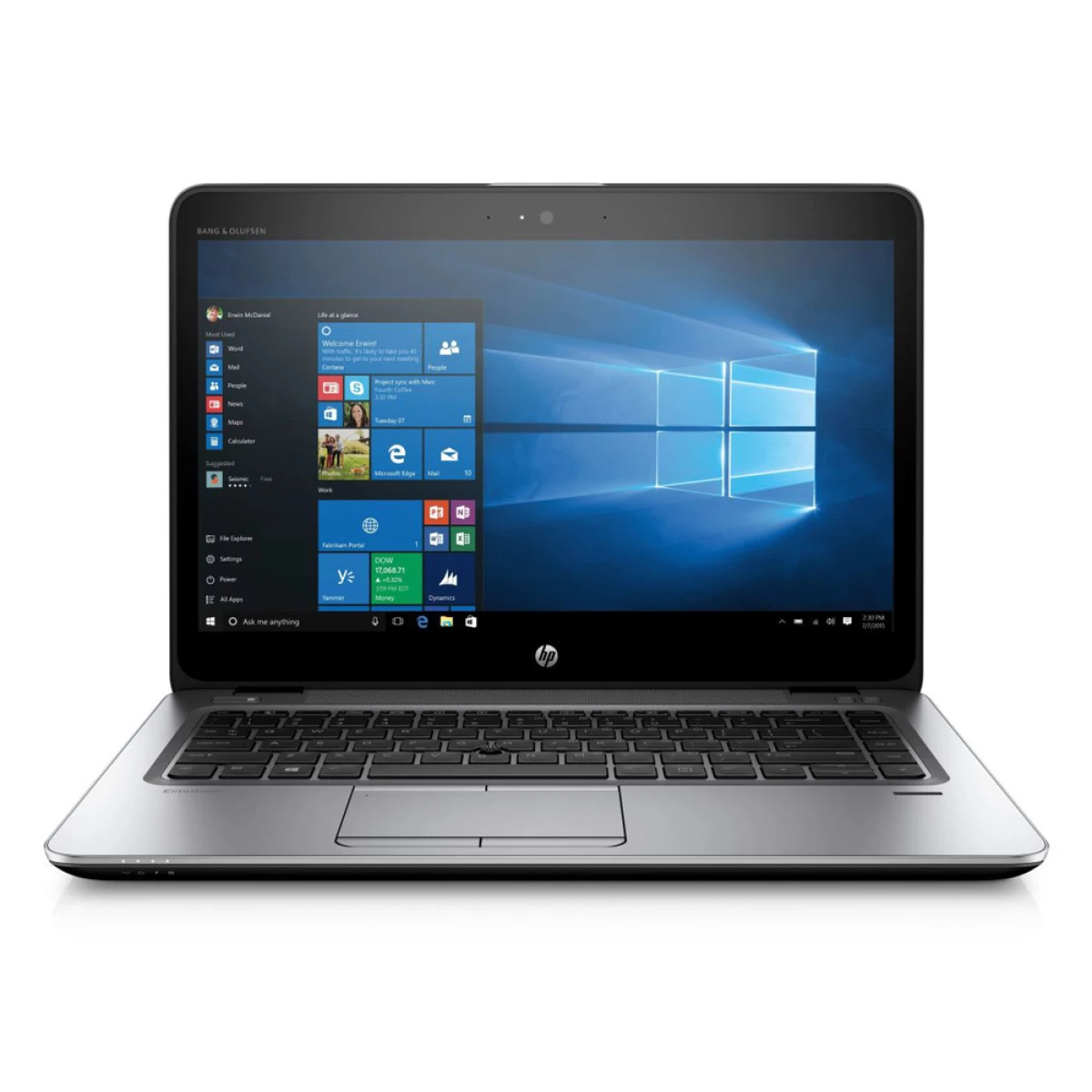 HP Laptop EliteBook 840 G3, Refurbished Grade B, i5-6200U, 16/256GB M.2, 14", Cam, HD Graphics 520, FreeDOS - Image 1