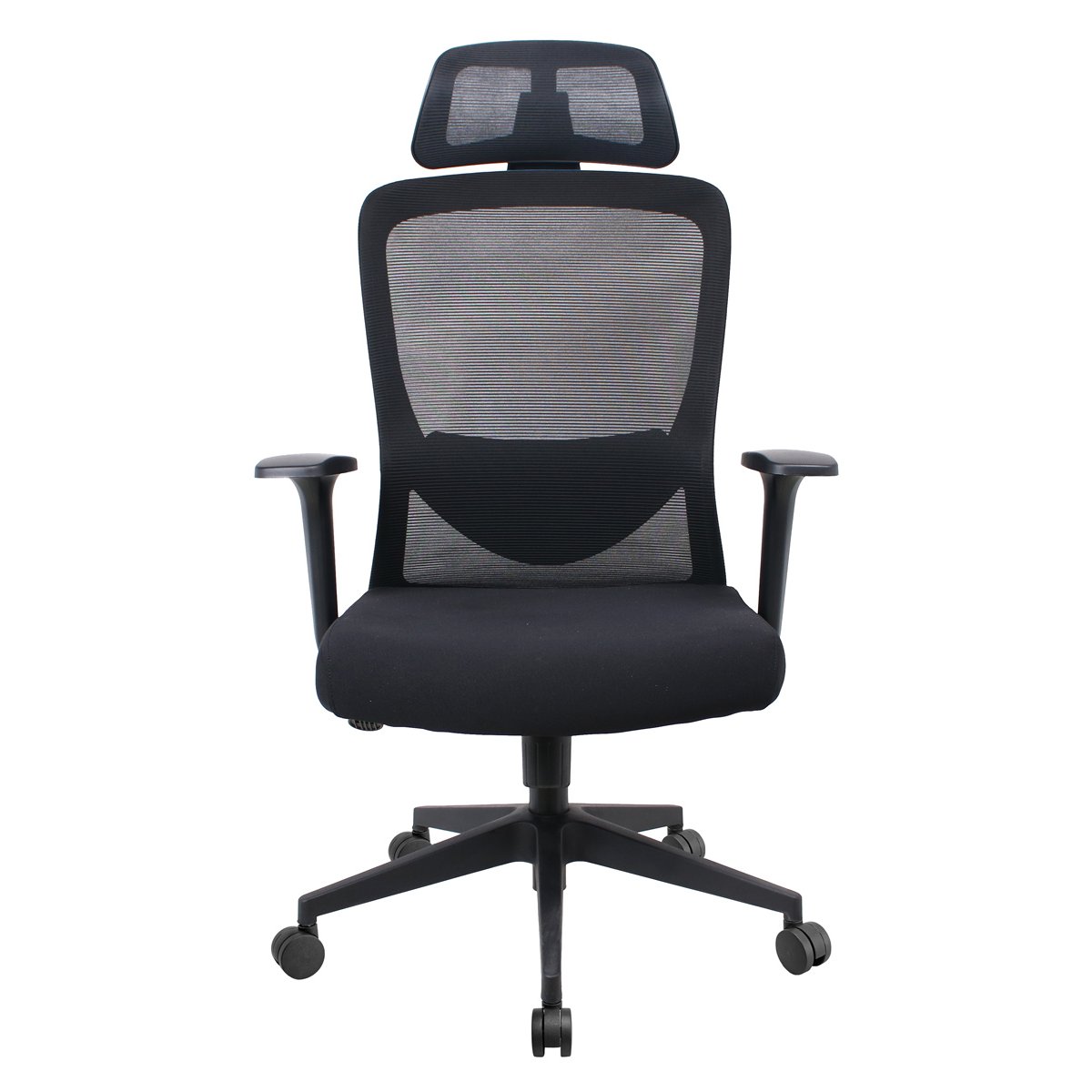 PT-1390 POWERTECH καρέκλα γραφείου PT-1390 με μπράτσα και ανάκλιση, ρυθμιζόμενο ύψος, μαύρη - Image 3