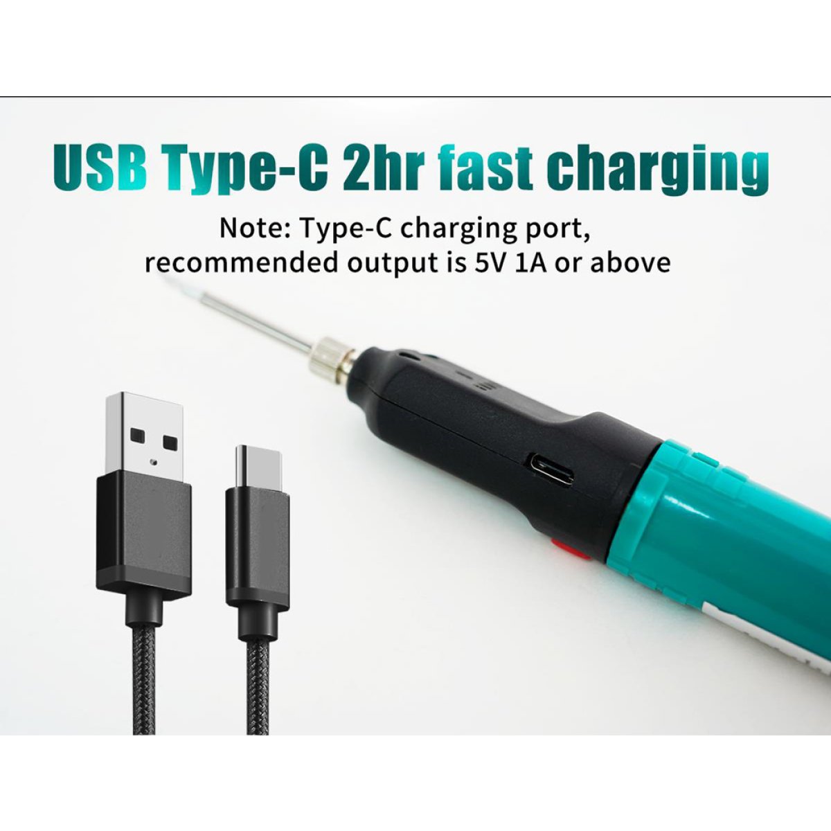 PROSKIT ασύρματο κολλητήρι SI-B165, επαναφορτιζόμενο, 12W, 500 °C - Image 6