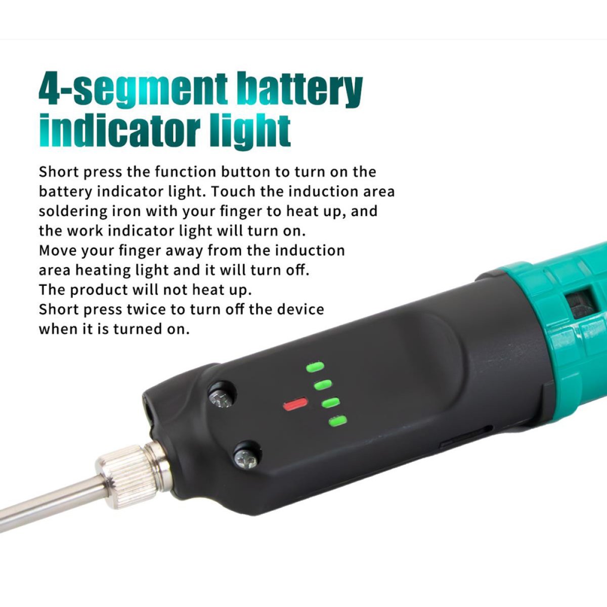 PROSKIT ασύρματο κολλητήρι SI-B165, επαναφορτιζόμενο, 12W, 500 °C - Image 10