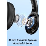 USAMS headphones YH21, ασύρματα & ενσύρματα, Φ40mm, 500mAh, μαύρα - Image 4