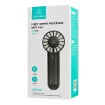 USAMS φορητός ανεμιστήρας ZB288 με 3 ταχύτητες, 1200mAh, μαύρος - Image 8