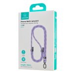 USAMS κορδόνι λαιμού για κινητά ZB316, 160cm, universal, μωβ - Image 6