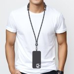 USAMS κορδόνι λαιμού για κινητά ZB316, 160cm, universal, μπλε - Image 2