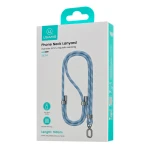 USAMS κορδόνι λαιμού για κινητά ZB316, 160cm, universal, μπλε - Image 6