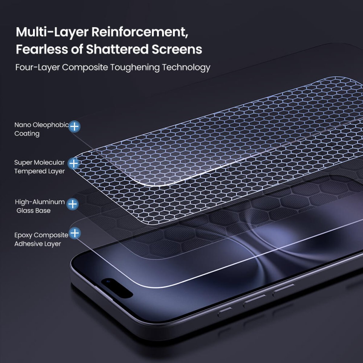 NILLKIN tempered glass 2.5D H+ Pro για Apple iPhone 16 Plus - Image 3