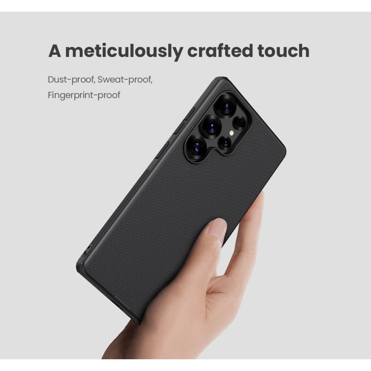 6902048288416-1 NILLKIN θήκη Super Frosted Shield Pro για Samsung Galaxy S25 Ultra, μαύρη - Image 2