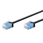 GOOBAY καλώδιο δικτύου 74240, CAT 6A U/UTP, slim, copper, 500MHz, 7.5m, μαύρο