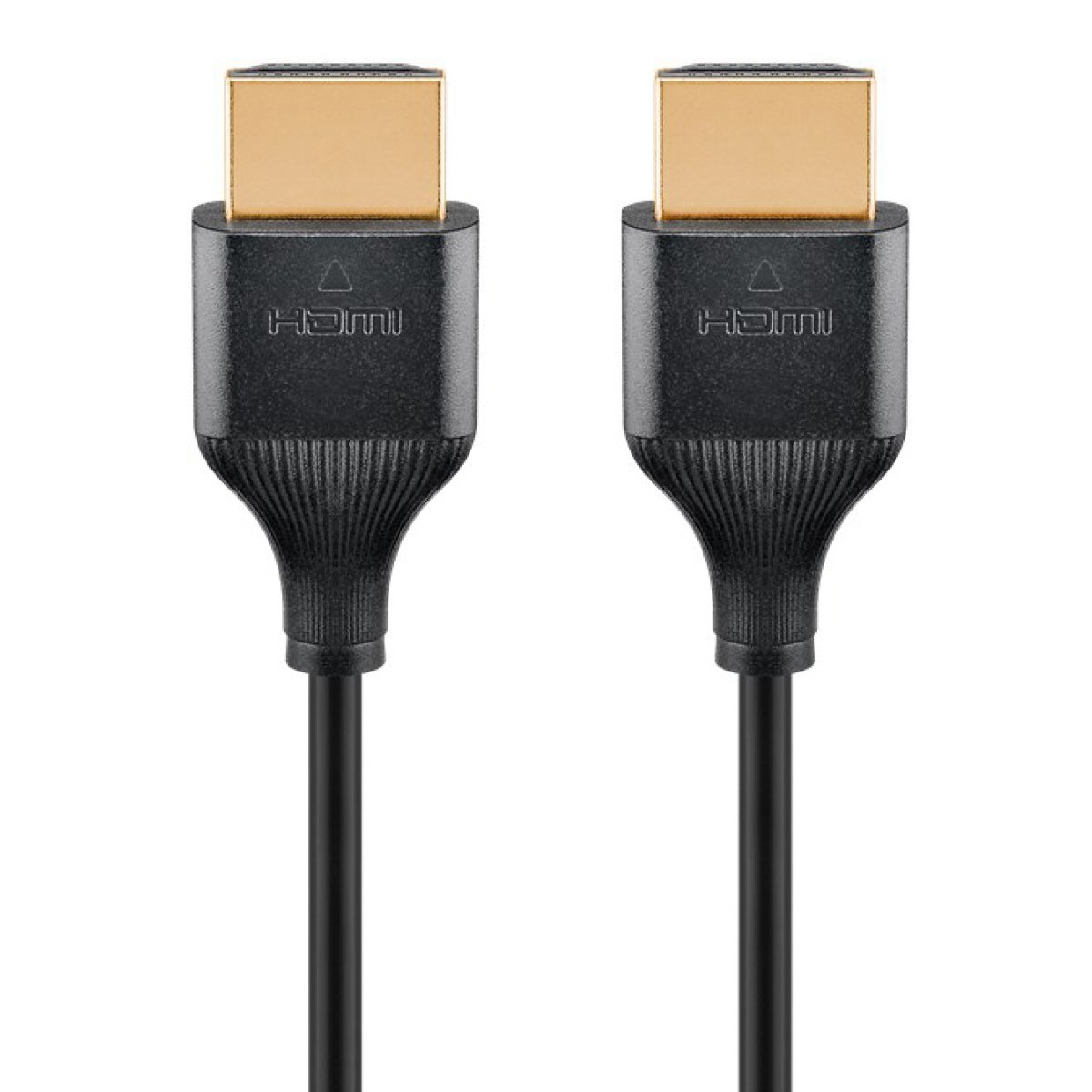 75297-1 GOOBAY καλώδιο HDMI 75297 με Ethernet, slim, 8K/60Hz, 48 Gbps, 0.5m, μαύρο - Image 2