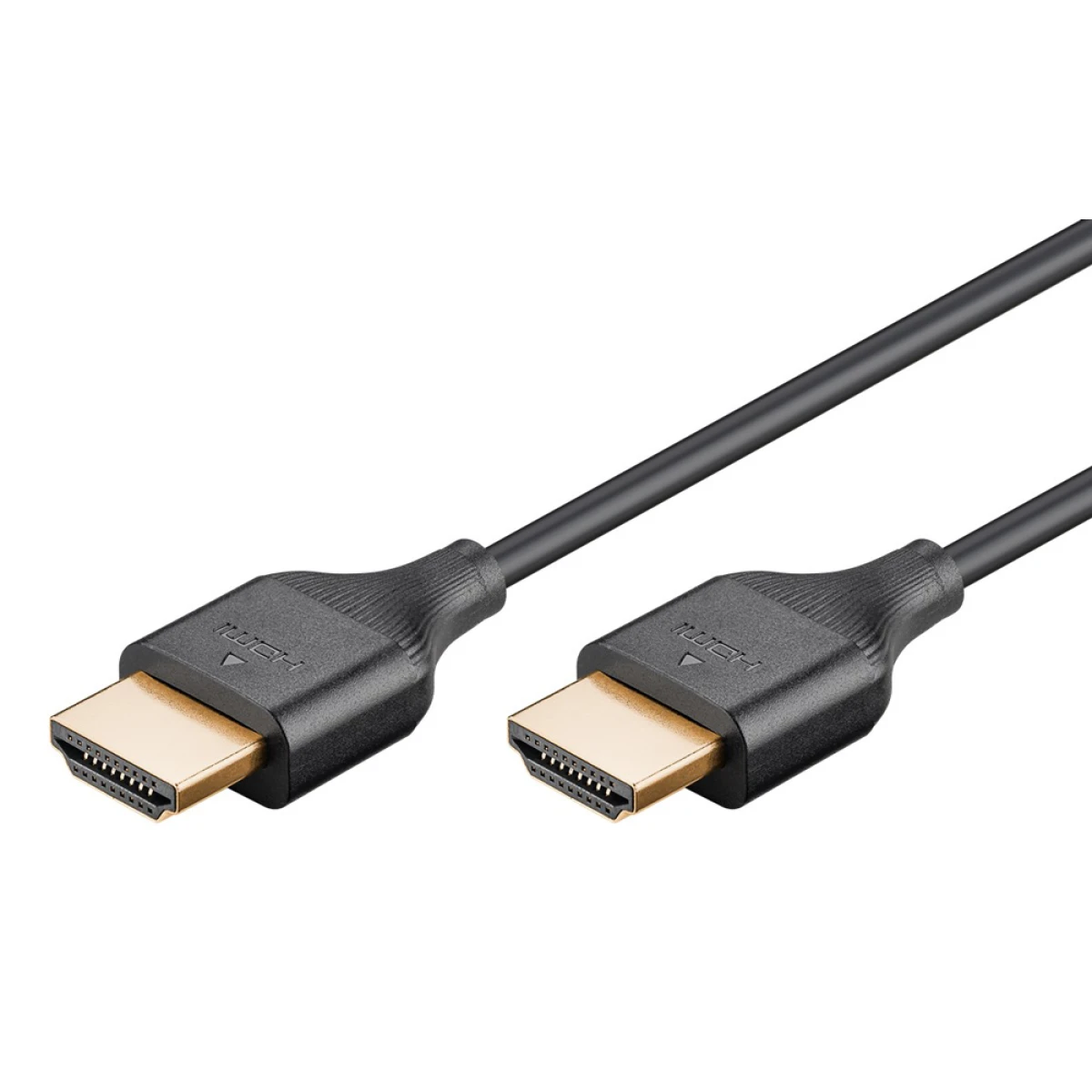 GOOBAY καλώδιο HDMI 75297 με Ethernet, slim, 8K/60Hz, 48 Gbps, 0.5m, μαύρο - Image 1