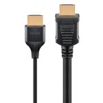 GOOBAY καλώδιο HDMI 75297 με Ethernet, slim, 8K/60Hz, 48 Gbps, 0.5m, μαύρο - Image 3