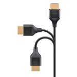 GOOBAY καλώδιο HDMI 75297 με Ethernet, slim, 8K/60Hz, 48 Gbps, 0.5m, μαύρο - Image 4