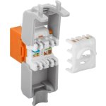 GOOBAY Keystone module RJ45 CAT 6A 90690, UTP, πορτοκαλί - Image 2