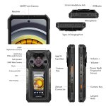 ULEFONE smartphone Armor 30 Pro, 6.95" & 3.4", 16/512GB, 5G, 12800mAh, IP68/IP69K, μαύρο - Image 5