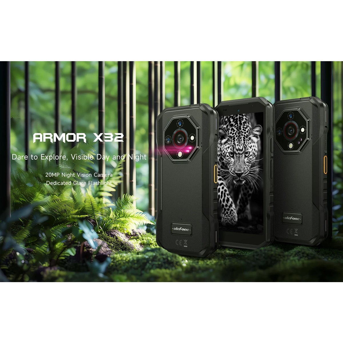ARMORX32-BK-1 ULEFONE smartphone Armor X32, 5.65", 6/128GB, 5500mAh, IP68/IP69K, μαύρο - Image 2