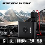 NEXPOW εκκινητής μπαταρίας & συμπιεστής αέρος AKP-P200, 12V/1500A, 150PSI, 8000mAh - Image 2
