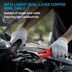 AVAPOW εκκινητής μπαταρίας αυτοκινήτου E5 Pro με φακό, 12V/2000A, 12000mAh - Image 4