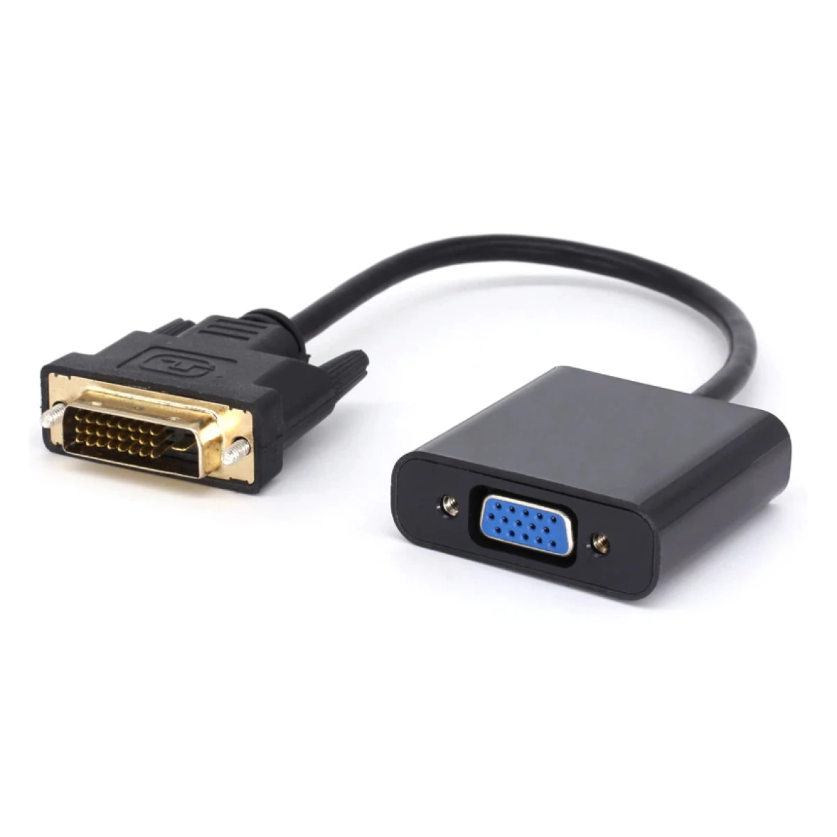 POWERTECH αντάπτορας DVI(M) σε VGA(F), 1080p, Active, 0.20, μαύρος - Image 1