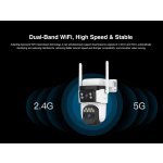 VSTARCAM smart ηλιακή κάμερα CB621DR, dual lens, 3MP, WiFi, SD, PTZ, IP66 - Image 10