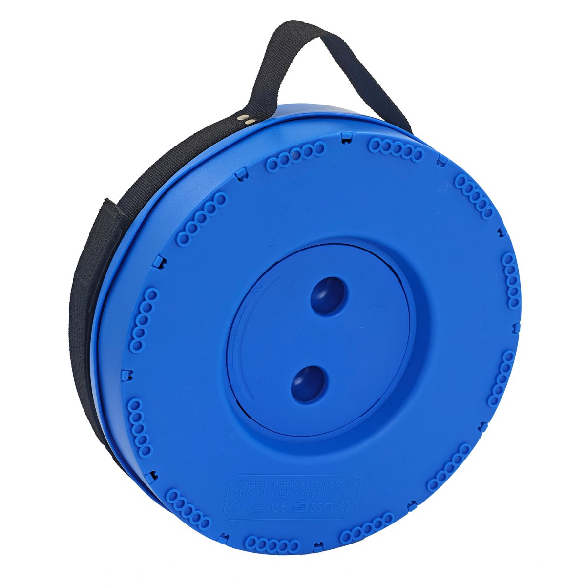 POWERTECH πτυσσόμενο καρεκλάκι HUH-0234, αντοχή έως 250kg, 25.5x45cm, μπλε - Image 5