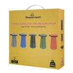 POWERTECH πτυσσόμενο καρεκλάκι HUH-0234, αντοχή έως 250kg, 25.5x45cm, μπλε - Image 8