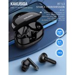 KAKUSIGA earphones με θήκη φόρτισης KSC-1116, True Wireless, 13mm, 40/320mAh, μαύρα - Image 2