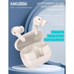KAKUSIGA earphones με θήκη φόρτισης KSC-1116, True Wireless, 13mm, 40/320mAh, μαύρα - Image 3